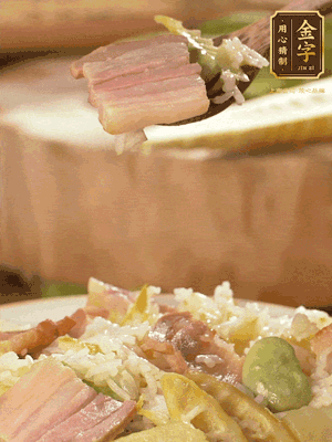 拌入蔬菜，菜綠意自然來都被香迷糊了